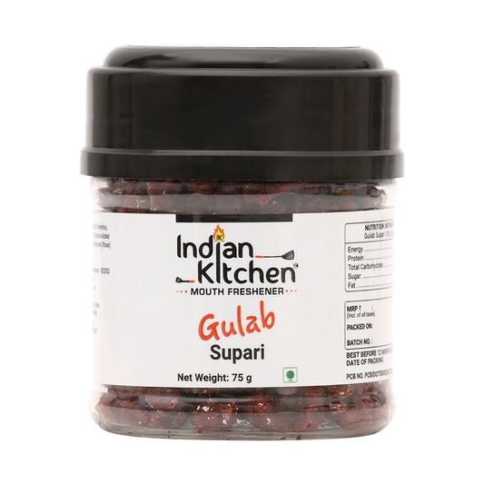 Indian Kitchen Gulab Supari 75g - Sweet Rose-Flavored Betel Nuts - Indian Kitchen 