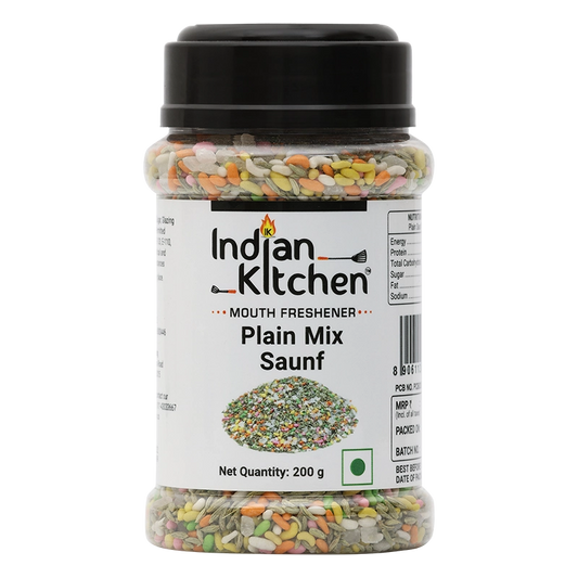 Indian Kitchen Plain Mix Saunf 200g - Indian Kitchen 