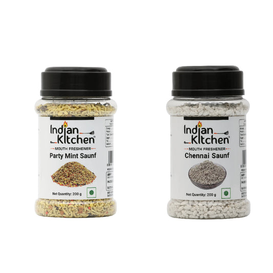 Combo Pack of Chennai Saunf & Party Mint saunf - Indian Kitchen 